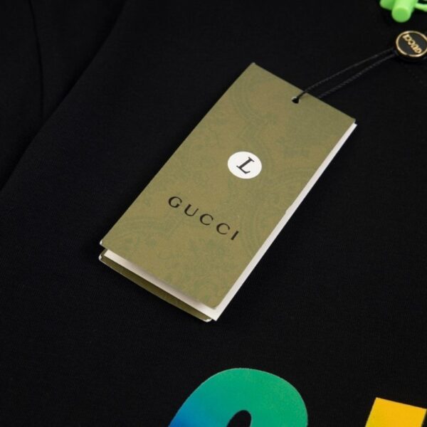 gergg-5.jpg GG T-shirt Rainbow Logo Black