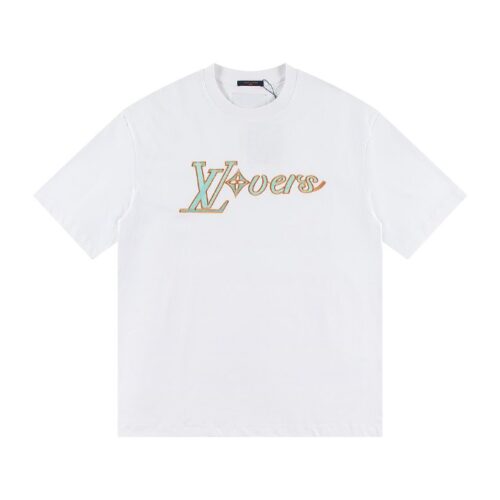 LV T-shirt White LVovers Design