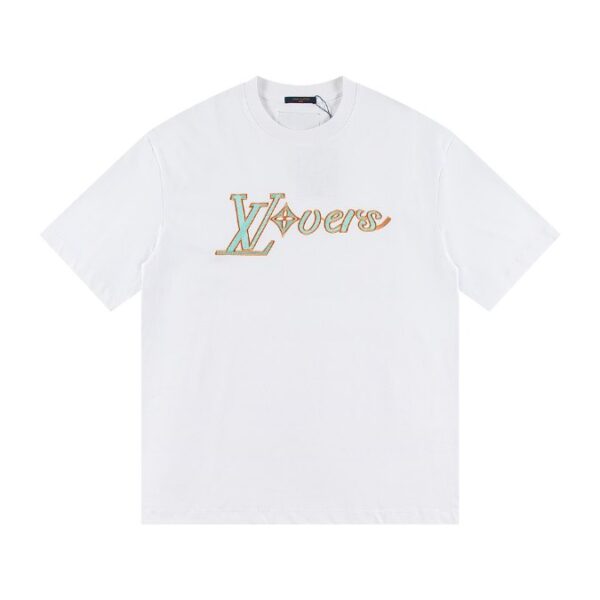 LV T-shirt White LVovers Design