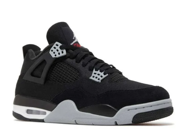 JORDAN RETRO 4 ‘BLACK CANVAS’