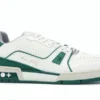 lv-trainer-sneaker-white-green.webp LV Trainer Sneaker White Green