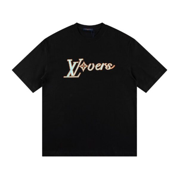 LV T-shirt Black LVovers Design