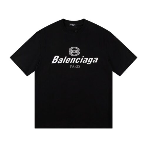 BLNCG T-shirt Paris Double Rings Logo Black