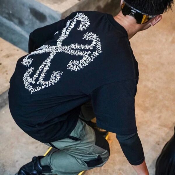 OFF-WHT T-shirt Arrows Logo Black White