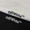 OFF-WHT T-shirt Arrows Logo Black White