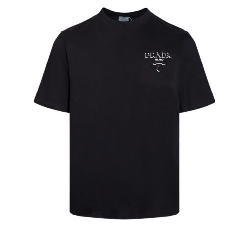 sdd323-10.jpg PRD T-shirt Milano Crest Logo Black