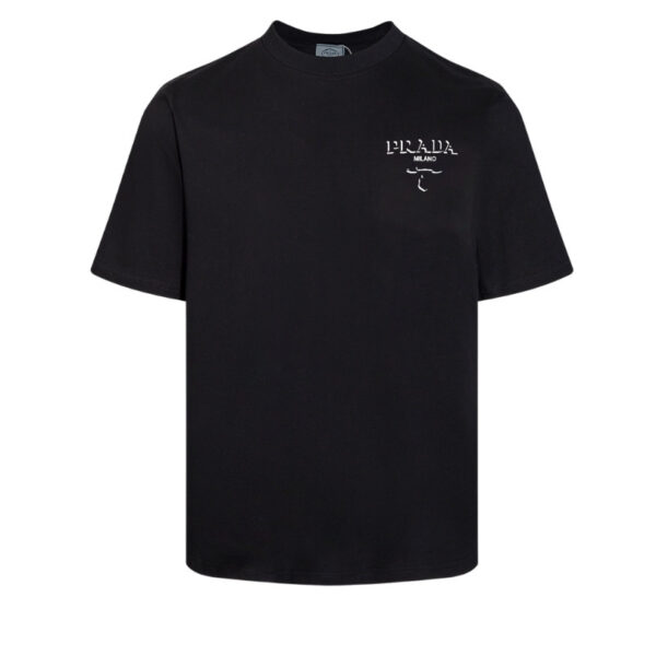 PRD T-shirt Milano Crest Logo Black