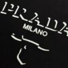 PRD T-shirt Milano Crest Logo Black