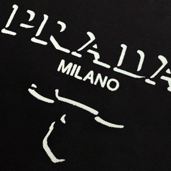 PRD T-shirt Milano Crest Logo Black