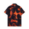 PRD Shirt Orange Black Graphic Print