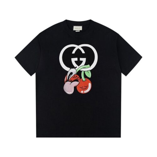 GG T-shirt Cherry Black