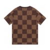 LV T-shirt Checkered Logo