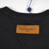 LV T-shirt Blue Graffiti Black Logo