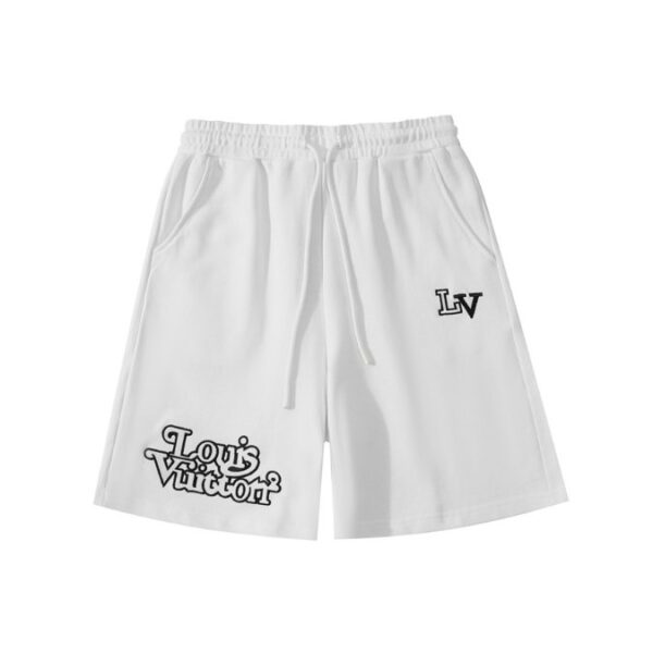 sdsd.jpg LV Shorts White Black Logo