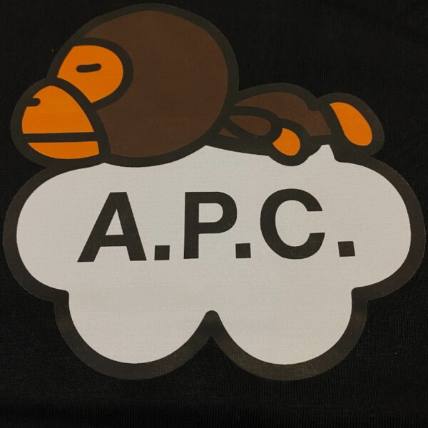 BP T-shirt Baby Milo Banana Ape Head Black