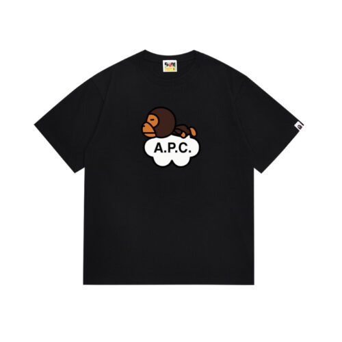 BP T-shirt Baby Milo Banana Ape Head Black