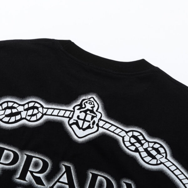 PRD T-shirt Milano Rope Logo Black