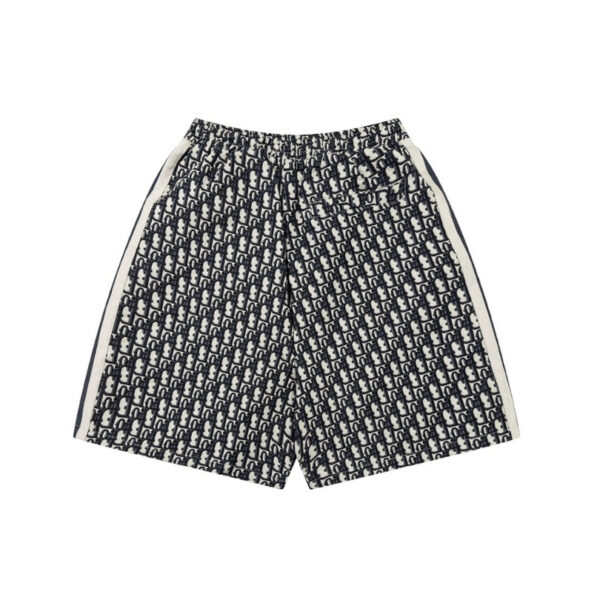 sdvsdv0214-1.jpg CD Shorts Monogram Navy Side Stripes