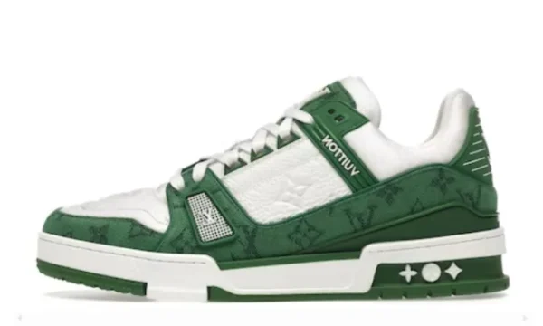 trainer-green-monogram-denim-white-1.webp Trainer Green Monogram Denim White