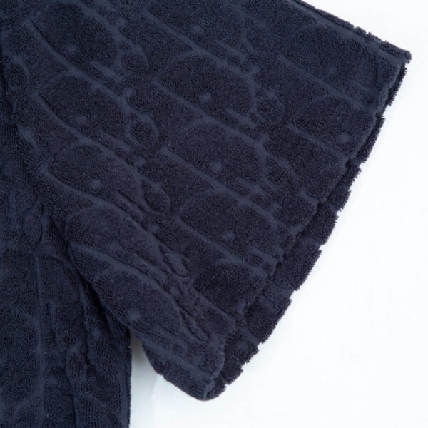 CD T-shirt Embossed Monogram Navy