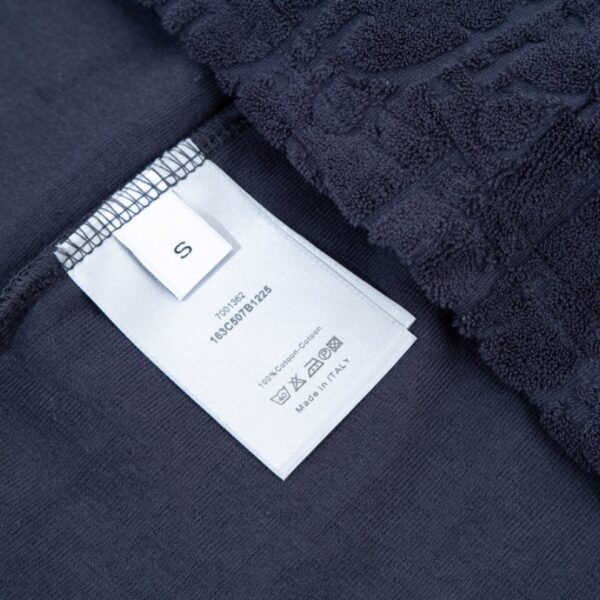 CD T-shirt Embossed Monogram Navy