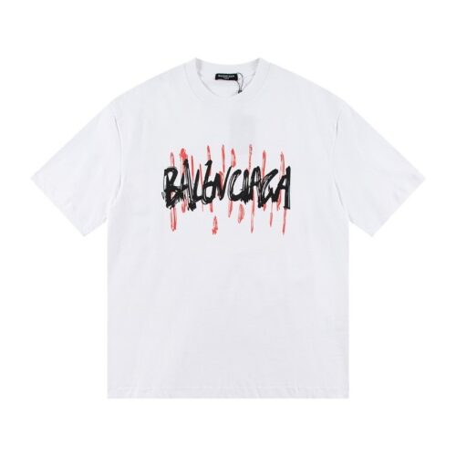 BLNCG T-shirt Graffiti Print White